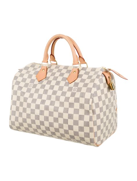 louis vuitton speedy 30 damier azur with shoulder strap|speedy 30 damier with strap.